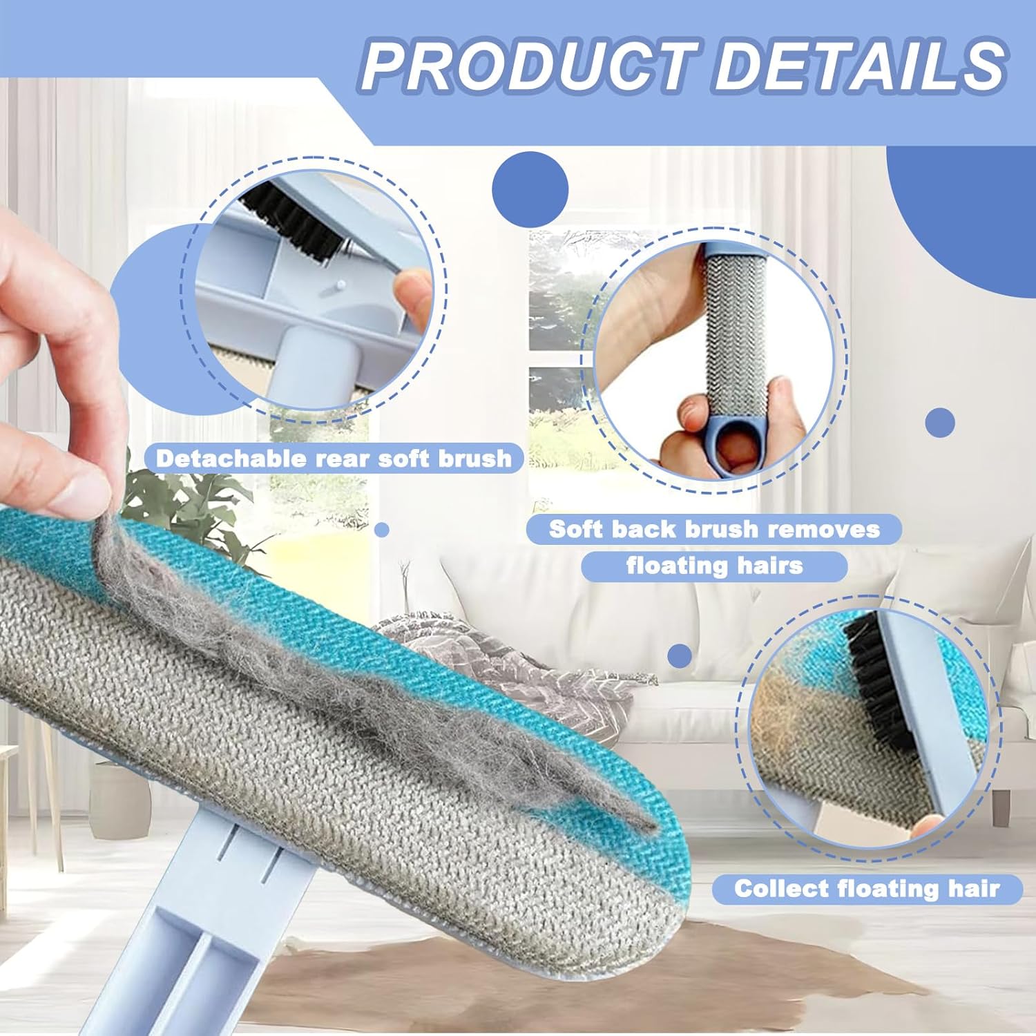 Petify™ 4-in-1 Pet Hair Removal Brush