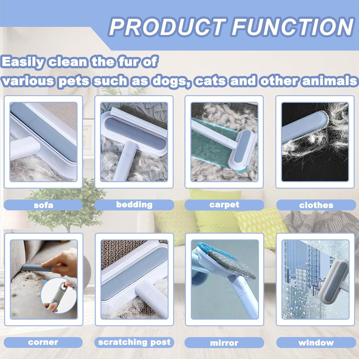 Petify™ 4-in-1 Pet Hair Removal Brush