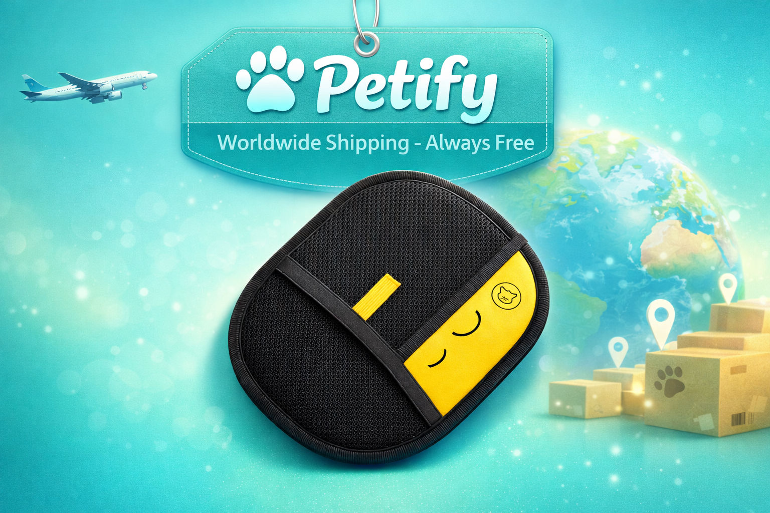 Petify Electrostatic Pet Hair Removal Gloves