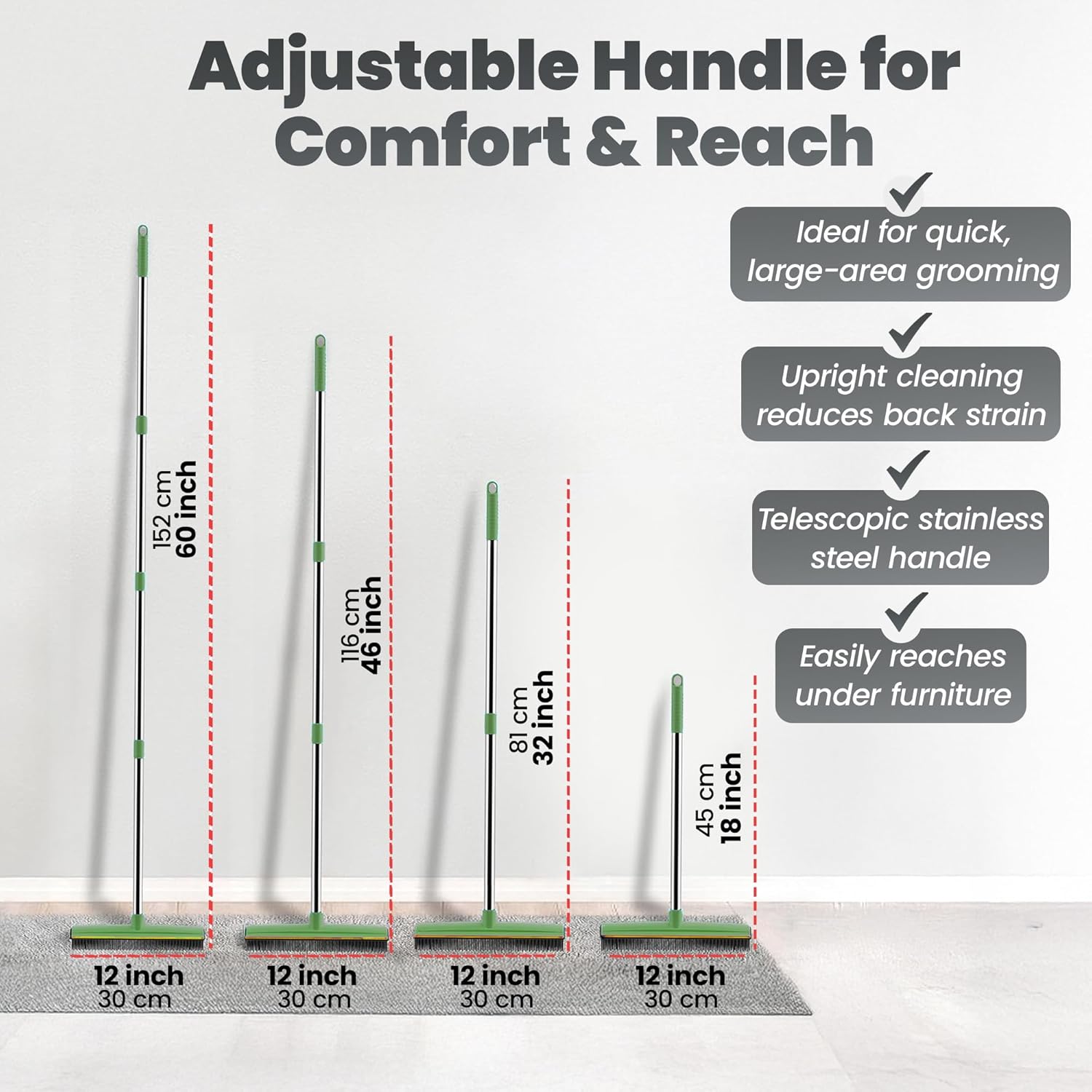 Petify™ 5 - in - 1 Carpet Rake - Petify