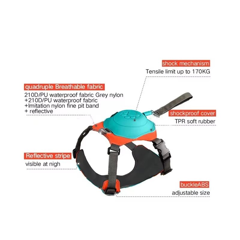 Petify™ | Integrated Retractable Harness with Auto - Lock Technology - Petify
