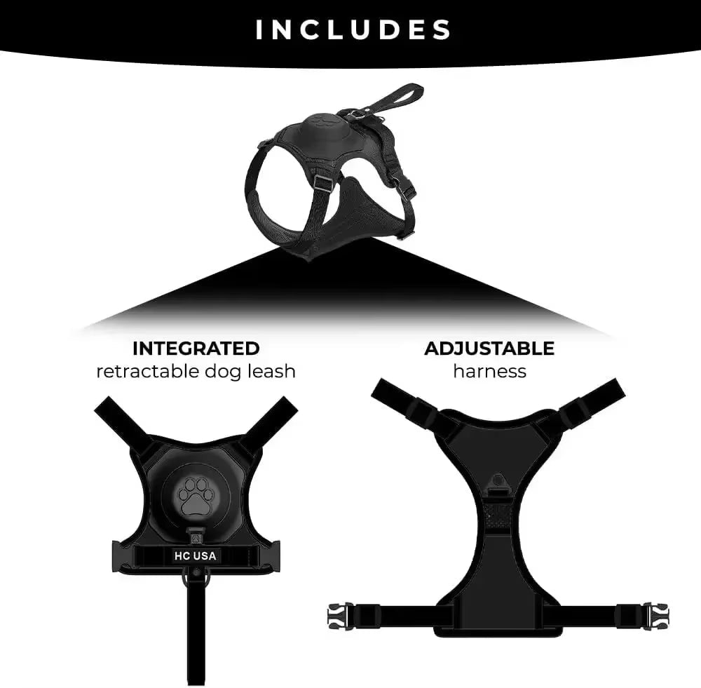 Petify™ Kinetic Plus | Heavy - Duty Integrated Harness - Petify